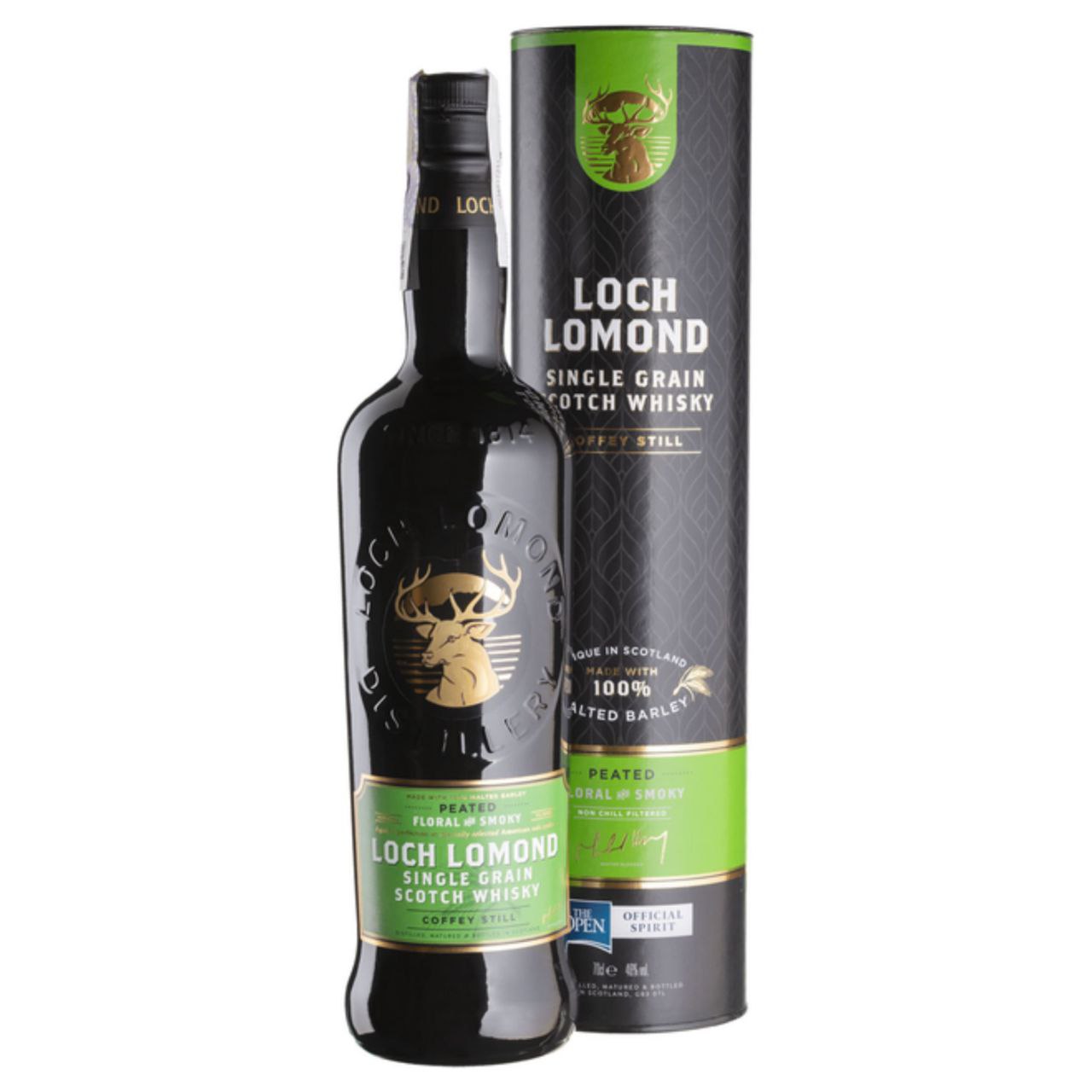 Віскі Loch Lomond Peated Single Grain 46% 0.7 л